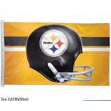 Custom 3*5FT Polyester NHL/NFL Sport Flags with your logo
