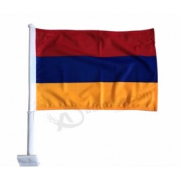 Arménie polyester national voiture fenêtre drapeaux personnalisés