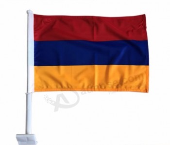Bandeiras nacionais da janela de carro do poliéster de Arménia feitas sob encomenda