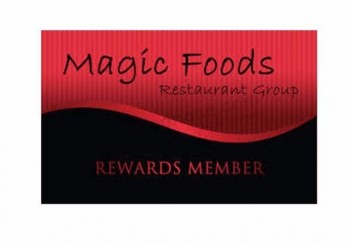 Wholesle custom restauraut rewards member card customized design