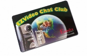 Promotional printed glossy hard plastic name card member card