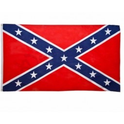 Eco-Poliéster impresso amigável nós bandeira confederada rebelde americana costume