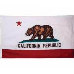 Vlag van de republiekstaat van Californië de republiek van de de republiek openluchtbanner douane