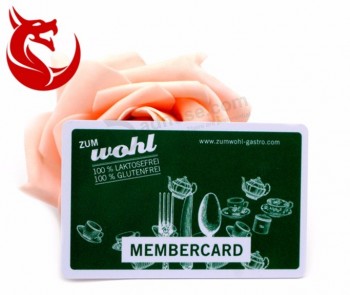 Wholesale custom Colorful sample member card with good quality low price