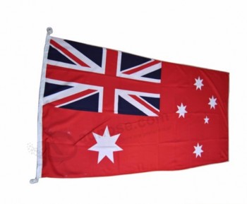 1800*900мм Spun Polyester Outdoor Banner Red Australia Flag Custom