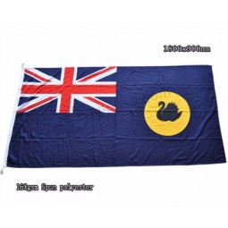 1800X900mm Western Australia Polyester Flags Custom