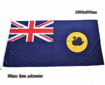 1800X900mm Western Australia Polyester Flags Custom