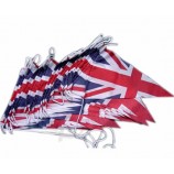 Goedkope Britse nationale polyester bunting vlaggen groothandel