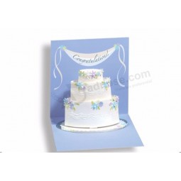 Custom design decdorative 3d birthday party invitation card with high quality