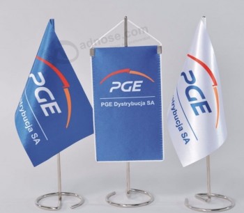 3 Holders Table Flag 100% Polyester Wholesale