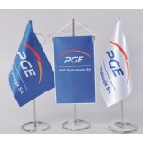 Wholesale 3 Holders Table Flag 100% Polyester with your logo