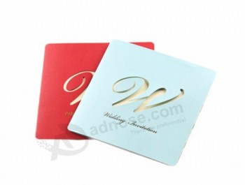 Wholesale custom high quality 25th Wedding Anniversary Invitation Card, Led Individual Business Invitation Letter