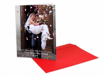 China supplier custonm handmade luxury wedding invitation card design