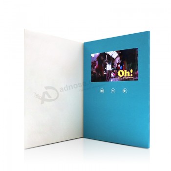 2019 Newest Desgin Lcd video brochure card video invitation card with high quality
