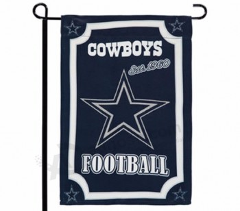 Nfl cowboys/Steelers pays drapeaux de jardin personnalisé