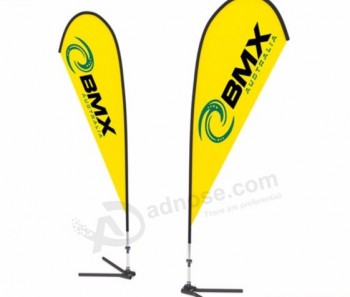 Flying Promotional Banner Teardrop Feather Beach Flag Wholesale