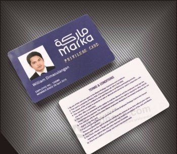 Wholesale custom PVC ISO 15693 sample employee id cards