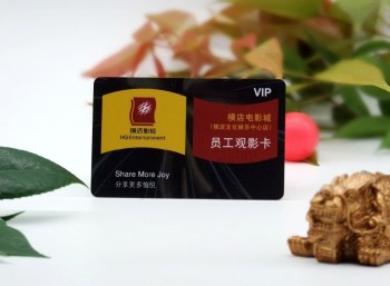カスタマイズされた印刷Pvc p熱いo idカード /プラスチックサンプルの社員IDカード印刷