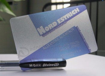 опционная персонализированная персональная карточка пвх id/идентификационная карточка сотрудника/прозрачная визитная карточка