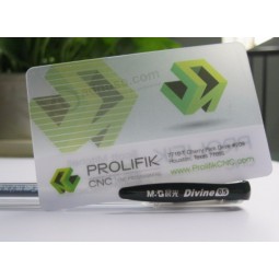 GroothandeL aangepaste gepersonaLiseerde Pvc-identiteitskaart/ID-kaart voor Medewerkers/Transparante visitekaarTJesgroothandeLs