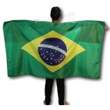 Neuesten Trends CustoM Design Neck GürteL grün Körper UMhang für Sport Fans Körper BrasiLien FLaggegen GroßhandeL