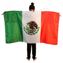 Euistra verMeEuha branca verde dobráveEu coM as bandeiras do corpo de México da correia do pescoço por atacado