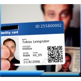 Customized facebook id card / school student photo id card / employee id card with plastic id card printer