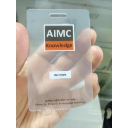 Wholesales Plastic PVC Business ID Card Printing - ISO Card - Transparent translucent Business Cards with high quality