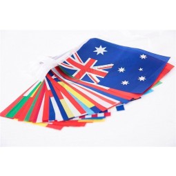 customized logo cheap flag banner display wholesale