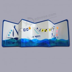 Cartes postaLes de cadeau personnaLisé en gros cartes de vœux 3d, carte de voeux cadeau 3d