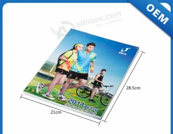 Wholesale custom high quality postcard book printing factory hot stamping book printing service