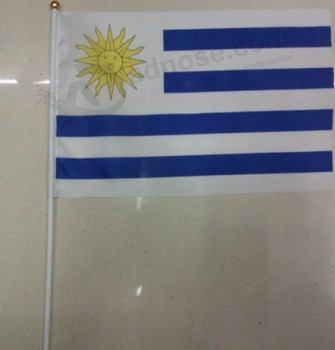 High quality uruguay custom hand flag wholesale cheap