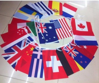 advertising display bunting flags american decoration outdoor bunting flags wholesale