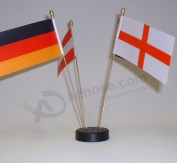 고품질 디스플레이 테이블 플래그 국제 외교 테이블 국가 국기 도매