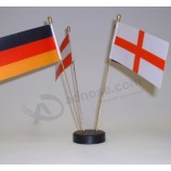 Hoge kwaLiteit dispLay tAfeL vLag internationaLe dipLoMatie tAfeL Land vLag groothandeL