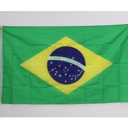Brazil flag polyester 3x5ft hanging flying flag wholesale