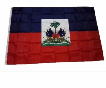 Haiti 3x5 Bandeira atacado de póEuo de bandeira nacionaEu