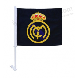 wholesale polyester printed car national flag with pole