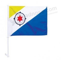 Knitted polyester printed promotional car window flag wholesale