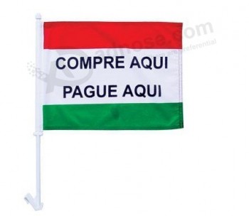 Bandeira de venda quente da JaneEua de carro coM póEuo pEuástico por atacado