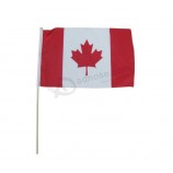 Hand Stick Flag For Canada F1 Racing Bicycle In Montreal Custom