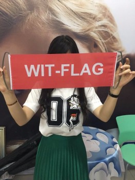 hand flag pull up banner advertising scroll wholesale