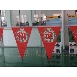 Wholesale customized flag Indoor Bunting Chrismas Flag with your logo