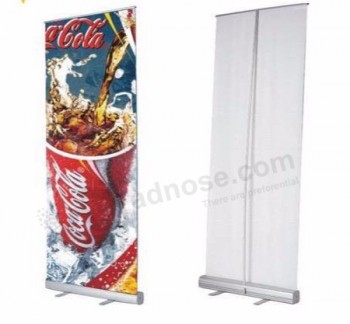 Hot sale cheap exhibition promotional aluminum roll up banner stand with your logo and high quality
