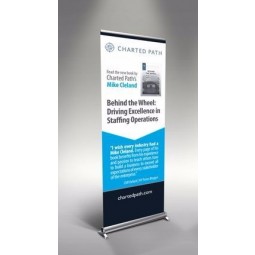 Easy Delivery and Installing Wind Resist Outdoor Attractive Roll up Display Banner with your logo