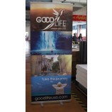 GroothandeL custoMzied ALuMiniuM. dubbeLe kanten roLL-Opstaande banner staan