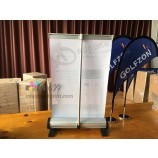批发定制迷你办公桌卷起桌面广告展示架横幅