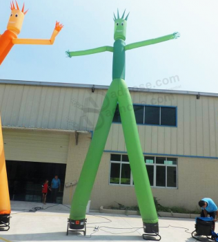 Cheap 2 Legs Inflatable Tube Man With Different Color / Inflatable Sky Air Dancers In Stock