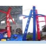 Bailarín inflable del color rojo con la impresión de la venta para hacer publicidad