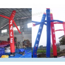 Red Color Inflatable Air Dancer With SALE Printing For Advertising